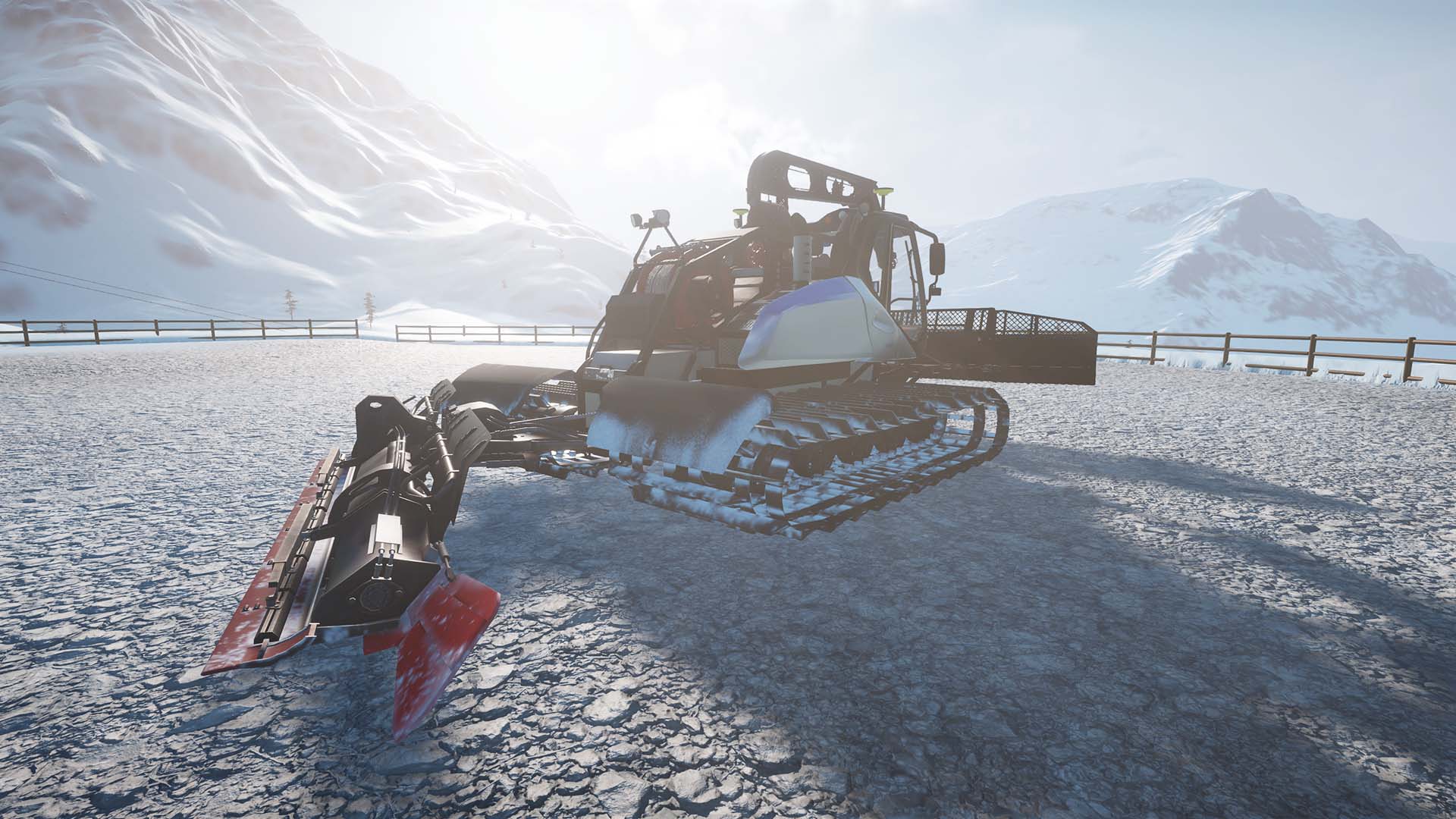 picture of snow vehicle in game